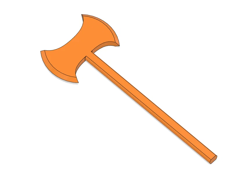 Rìu chiến hai tay cho Dummy 13 (Battle Axe for Dummy 13) - Image 1