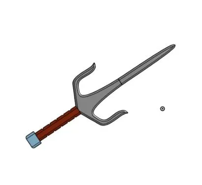 Mô hình vũ khí Sai của Raphael (Ninja Rùa) - File in 3D chi tiết - Image 1
