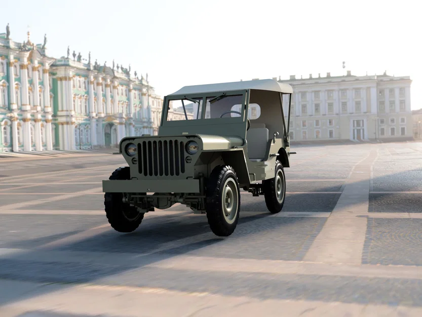 Tessier.Work Willys MB Display Model – Mô hình trưng bày - Image 1