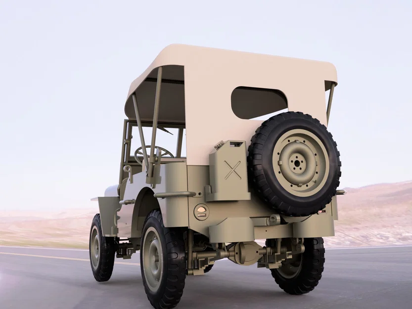 Tessier.Work Willys MB Display Model – Mô hình trưng bày - Image 2