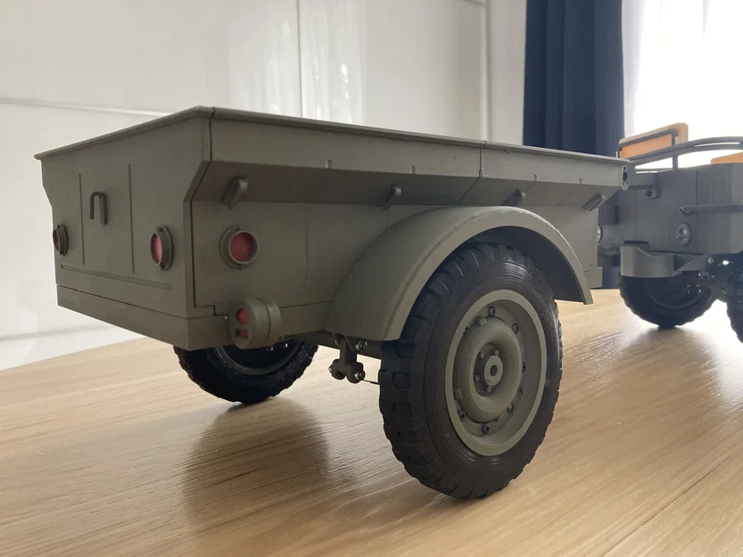 Tessier.Work Willys MBT Trailer – Moóc kéo Willys MBT (tỉ lệ 1/6) - Image 2