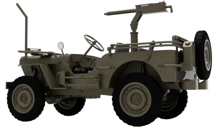 Tessier.Work Willys MB Radio Controlled – Jeep RC WW2 in 3D (Tỉ lệ 1/6) - Image 5