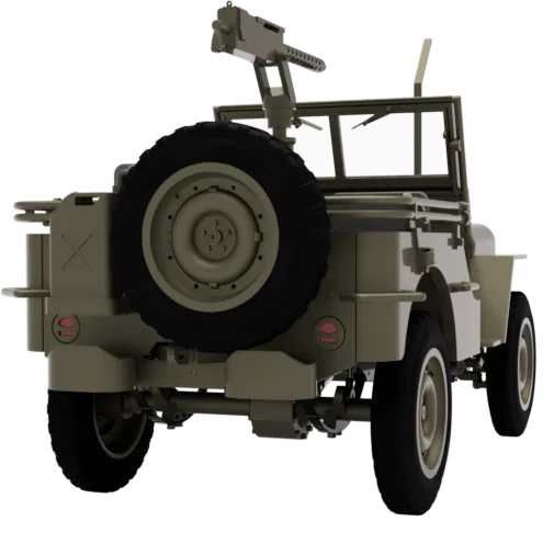 Tessier.Work Willys MB Radio Controlled – Jeep RC WW2 in 3D (Tỉ lệ 1/6) - Image 6