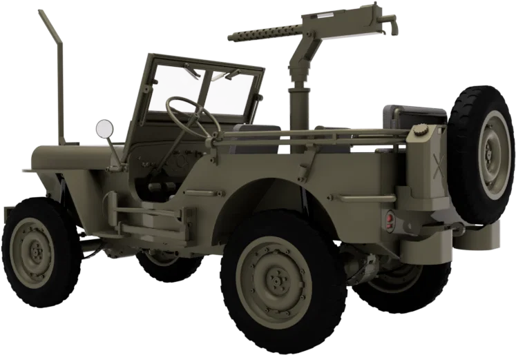 Tessier.Work Willys MB Radio Controlled – Jeep RC WW2 in 3D (Tỉ lệ 1/6) - Image 9