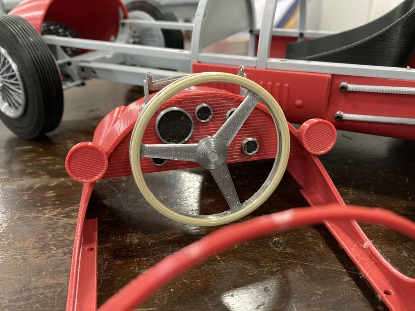 Mô hình trưng bày Tessier.Work Ferrari F1 375 1950 - Image 7