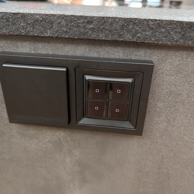 Adapter BJ Future Linear cho Shelly Wall Switch 4