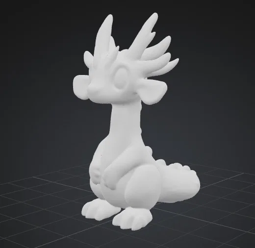 Mô hình rồng nước Aquatic Dragon đáng yêu cho người đam mê in 3D - Image 2