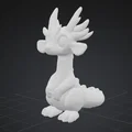 Mô hình rồng nước Aquatic Dragon đáng yêu cho người đam mê in 3D - Thumbnail 2