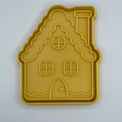 Khuôn cắt bánh quy hình ngôi nhà gừng Giáng sinh (Gingerbread House)