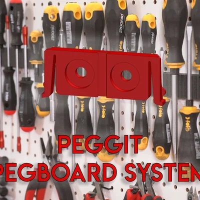 Peggit - Hệ thống ngàm gắn phụ kiện cho Pegboard