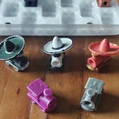 Domino Mexican Train: Tàu + Hộp Nam Châm