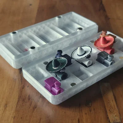 Domino Mexican Train: Tàu + Hộp Nam Châm