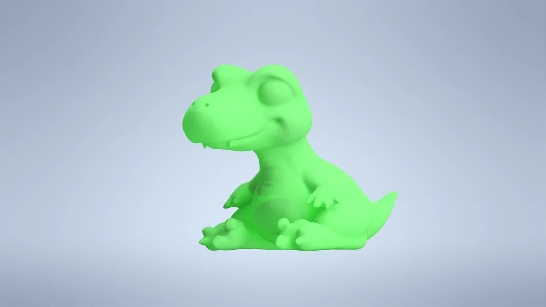Mô hình chú khủng long nhỏ dễ thương (Dino) in 3D - Image 3