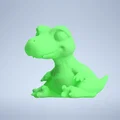 Mô hình chú khủng long nhỏ dễ thương (Dino) in 3D - Thumbnail 3