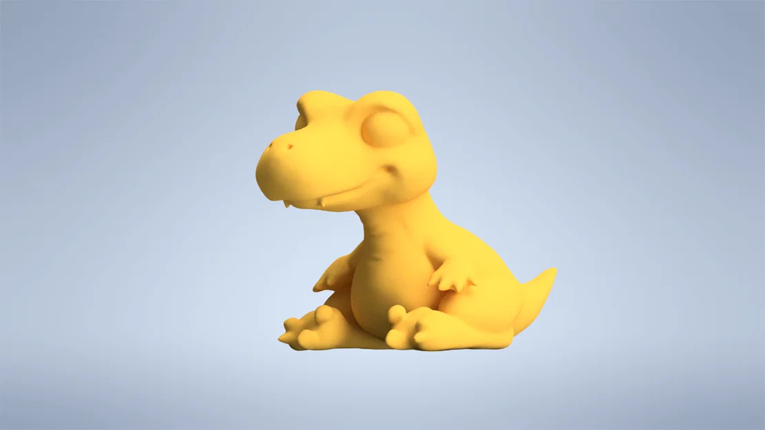Mô hình chú khủng long nhỏ dễ thương (Dino) in 3D - Image 4