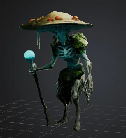 Mô hình 3D Pháp sư Nấm (Mushroom Sorcerer) độc đáo cho DND - Image 2
