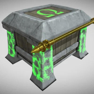 Mô hình rương báu God of War (God of War Chest) dùng in 3D trang trí