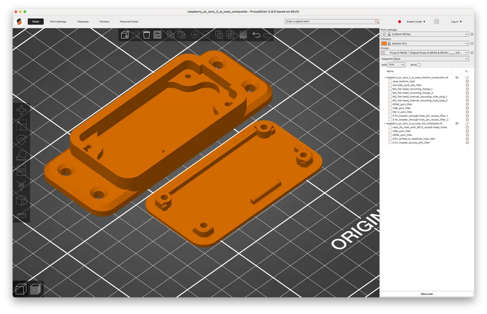 Hộp case Raspberry Pi Zero 2 W (vỏ tùy biến lỗ cổng!) - Image 5