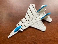 Máy bay tiêm kích dẻo Flexible Fighter Jet Airplane (F-15) - Image 4