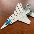 Máy bay tiêm kích dẻo Flexible Fighter Jet Airplane (F-15) - Thumbnail 4