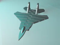 Máy bay tiêm kích dẻo Flexible Fighter Jet Airplane (F-15) - Image 6