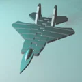 Máy bay tiêm kích dẻo Flexible Fighter Jet Airplane (F-15) - Thumbnail 6