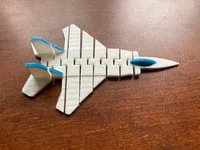 Máy bay tiêm kích dẻo Flexible Fighter Jet Airplane (F-15) - Image 9