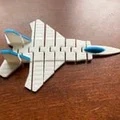 Máy bay tiêm kích dẻo Flexible Fighter Jet Airplane (F-15) - Thumbnail 9