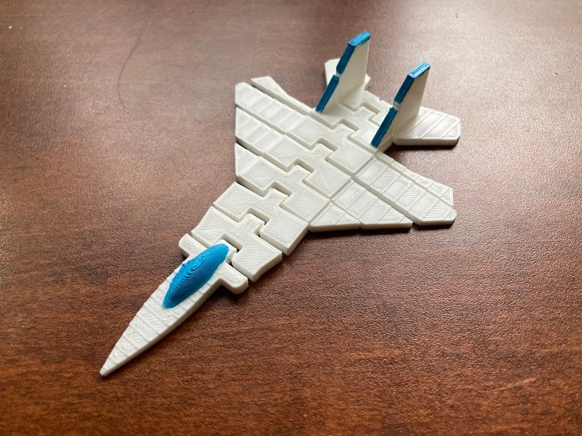 Máy bay tiêm kích dẻo Flexible Fighter Jet Airplane (F-15) - Image 10