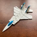 Máy bay tiêm kích dẻo Flexible Fighter Jet Airplane (F-15) - Thumbnail 10