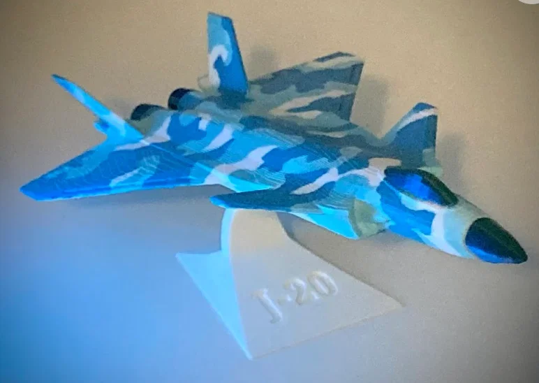 Chengdu J-20 Tách Phần Dual Color + Stand - Image 2