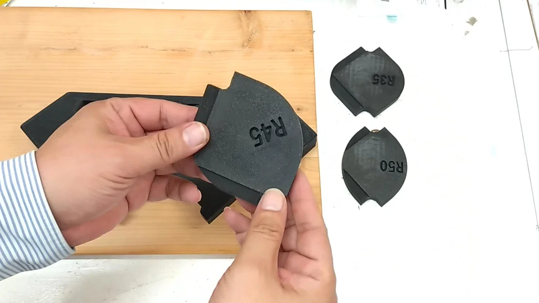 Template dẫn góc router (Route rcorner guide template) – Leathercraft - Image 2