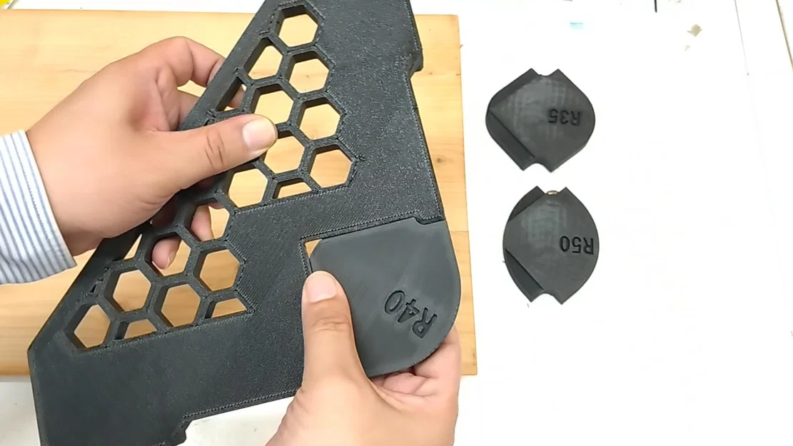 Template dẫn góc router (Route rcorner guide template) – Leathercraft - Image 3