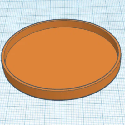 Mẫu đĩa tròn đa năng in 3D tiện lợi cho bàn làm việc