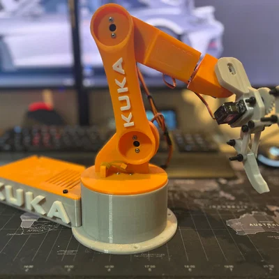 Cánh tay robot KUKA dùng Arduino (Brazo Robotico KUKA Arduino)