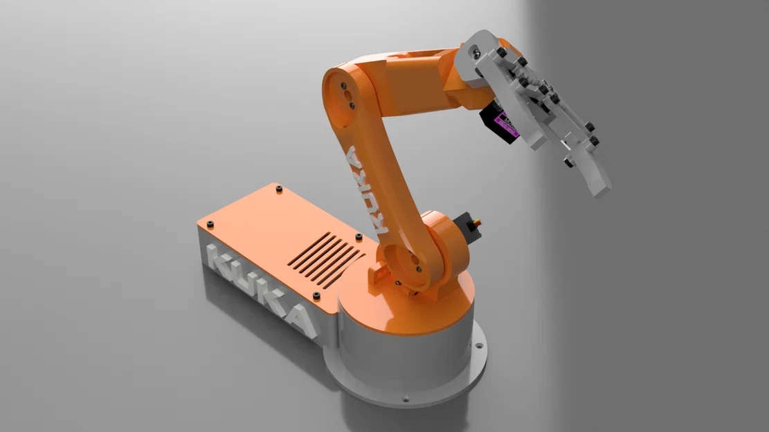 Cánh tay robot KUKA dùng Arduino (Brazo Robotico KUKA Arduino) - Image 8