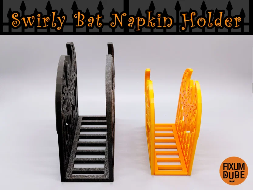 Giá Đỡ Khăn Giấy Dơi Xoáy (Swirly Bat Napkin Holder) - Image 5