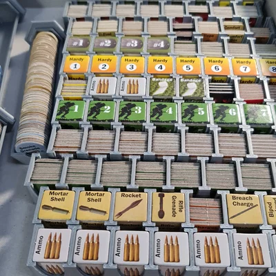 Khay đựng Counters và Token cho game Warfighter