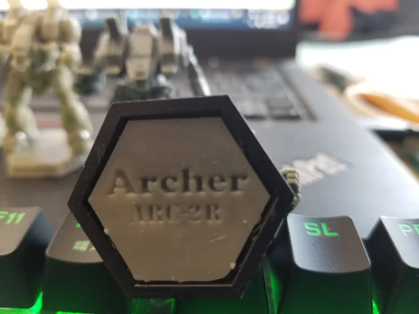 Bảng tên gắn đế cho mô hình Battletech Clan Invasion Kickstarter - Image 1