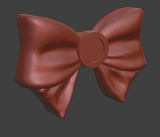 Mô hình nút thắt nơ 3D (Ribbon Button) đáng yêu cho dự án DIY - Image 2