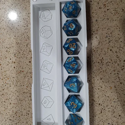 Hộp Đựng Bộ Xúc Xắc D&D Rất Ngầu (Dễ In, Cho Người Mới)