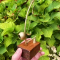 Mini Berimbau + Caxixi (nhạc cụ capoeira) – mô hình trang trí - Thumbnail 1
