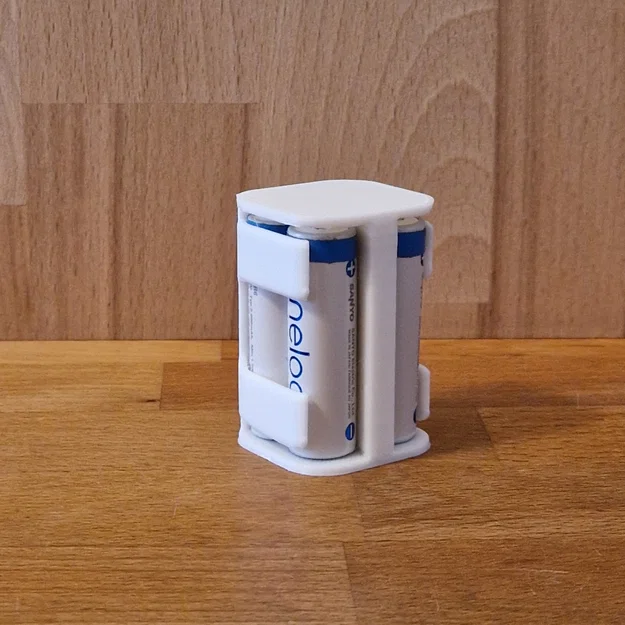 Khay/ống giữ pin fancy 4x (magazine/holder) – chuẩn pin AA - Image 2