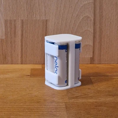 Khay/ống giữ pin fancy 4x (magazine/holder) – chuẩn pin AA