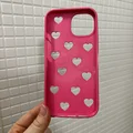 Ốp lưng iPhone 15 họa tiết trái tim dễ thương in 3D - Thumbnail 2
