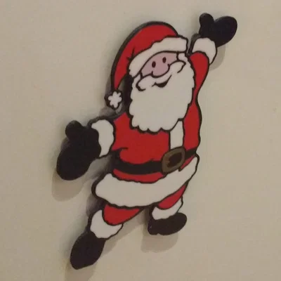 Nam châm tủ lạnh Ông già Noel 5 màu cho MMU