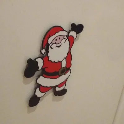Nam châm tủ lạnh Ông già Noel 5 màu cho MMU