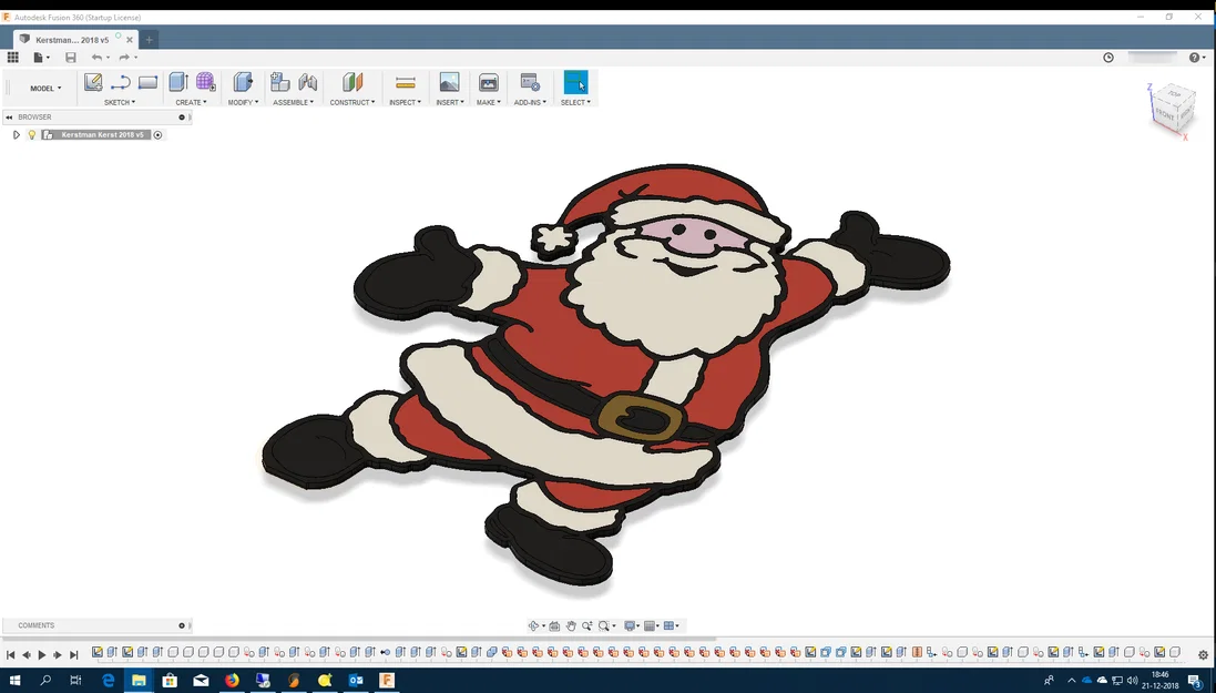 Nam châm tủ lạnh Ông già Noel 5 màu cho MMU - Image 5