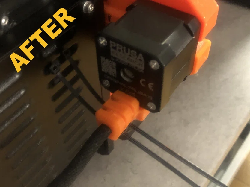 Bảo vệ cáp motor trục X cho Prusa MK4/MK4S - Image 5