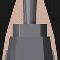 Đầu Drip Tip V2 cho Caliburn G2 Pod (Top Cap) - dùng lại seal zin - Thumbnail 2